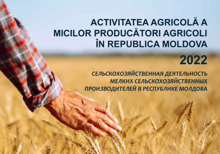 Statistical publication "Agricultural activity of small agricultural producers in the Republic of Moldova in 2021" posted on the website