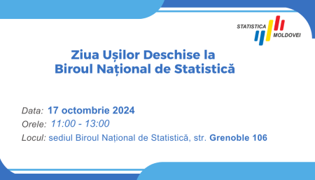 Ziua Ușilor Deschise la Biroul Național de Statistică