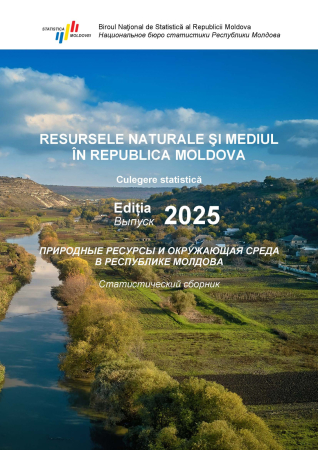 The statistical compilation "Natural resources and environment in Republic of Moldova", edition 2025, published on the web