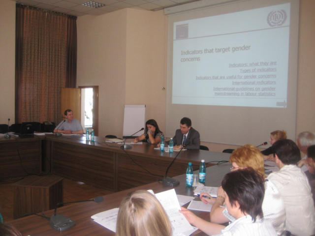 Seminar "Using of the development indicators in a gender sensitive manner" (NBS, May 27, 2009)