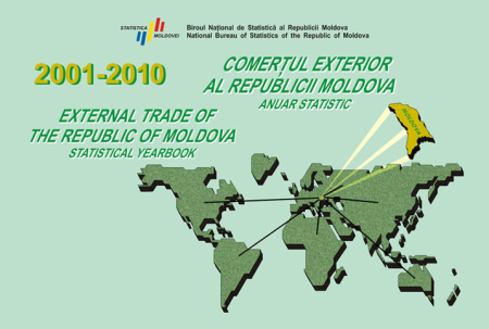 Statistical yearbook "External trade of the Republic of Moldova in 2001-2010" published on the web