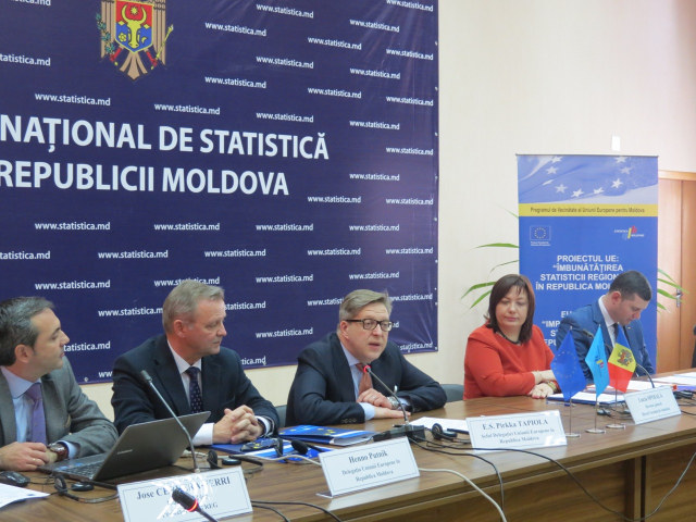 The European Union supports the improvement of regional statistics in Moldova 
