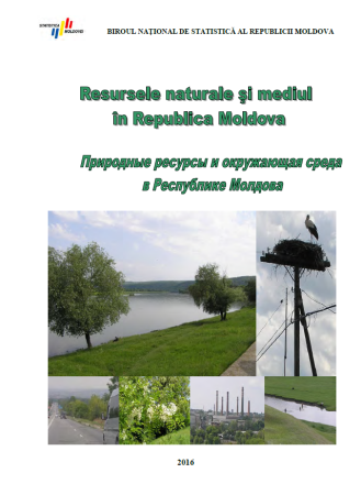 The statistical compilation "Natural resources and environment in Republic of Moldova", edition 2016, published on the web 