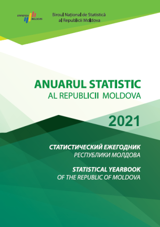 „Statistical Yearbook of the Republic of Moldova", edition 2021 posted on the website